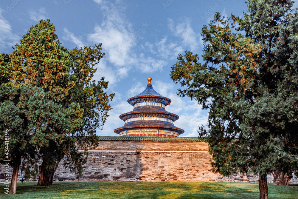 Beijing Tiantan Park Scenery in China Beijing Tiantan Park Scenery in China