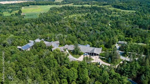 An Aerial view of McMichael Gallery in Kleinburg, Ontario photo