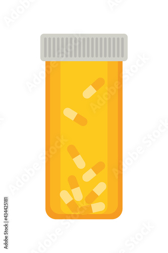 capsules medicines in pot