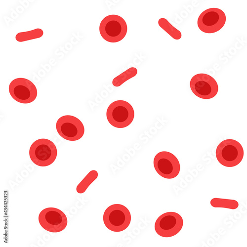 Blood structure concept