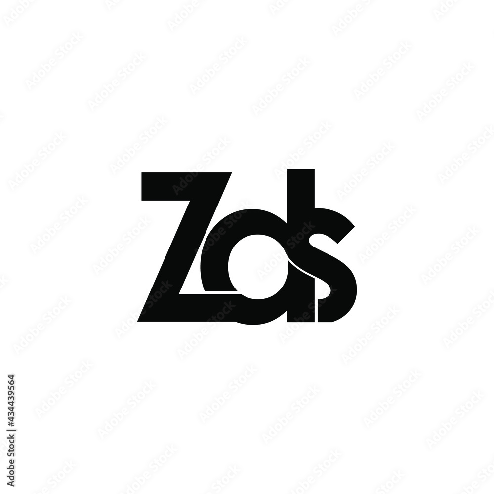 zds letter original monogram logo design zds letter original monogram logo design