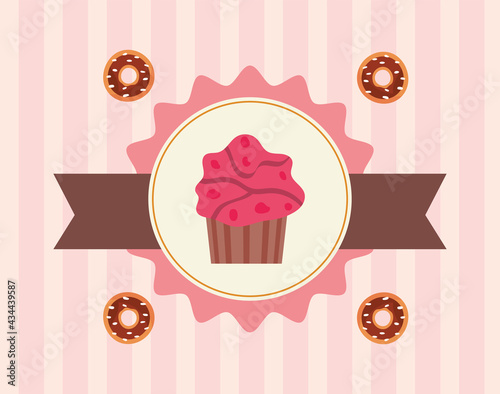 cupcake and donuts