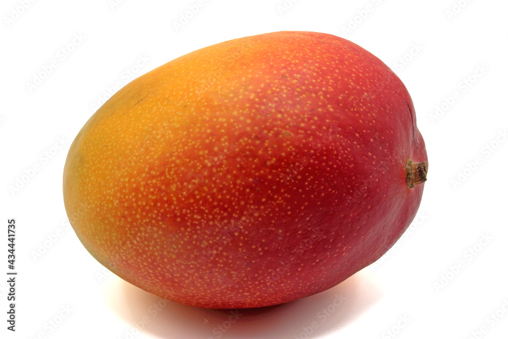 A ripe mango isolated on a white background A ripe mango isolated on a white background