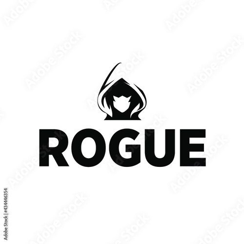 Fotografi Illustration Vector graphic of rogue logo