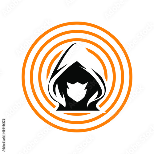 Canvastavla Illustration Vector graphic of rogue logo