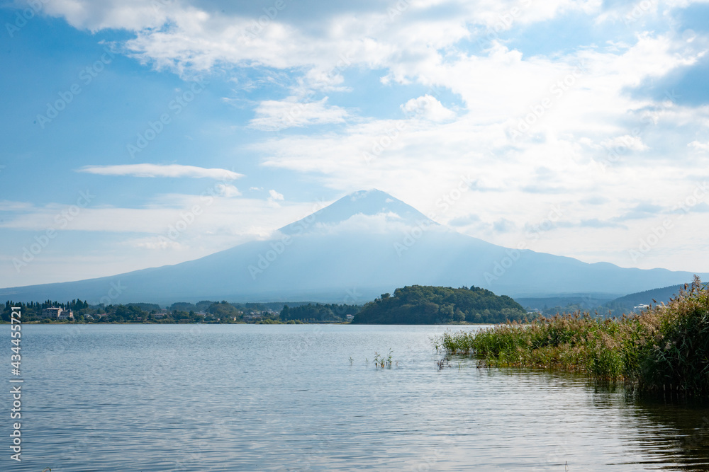 富士山 河口湖大石公園より