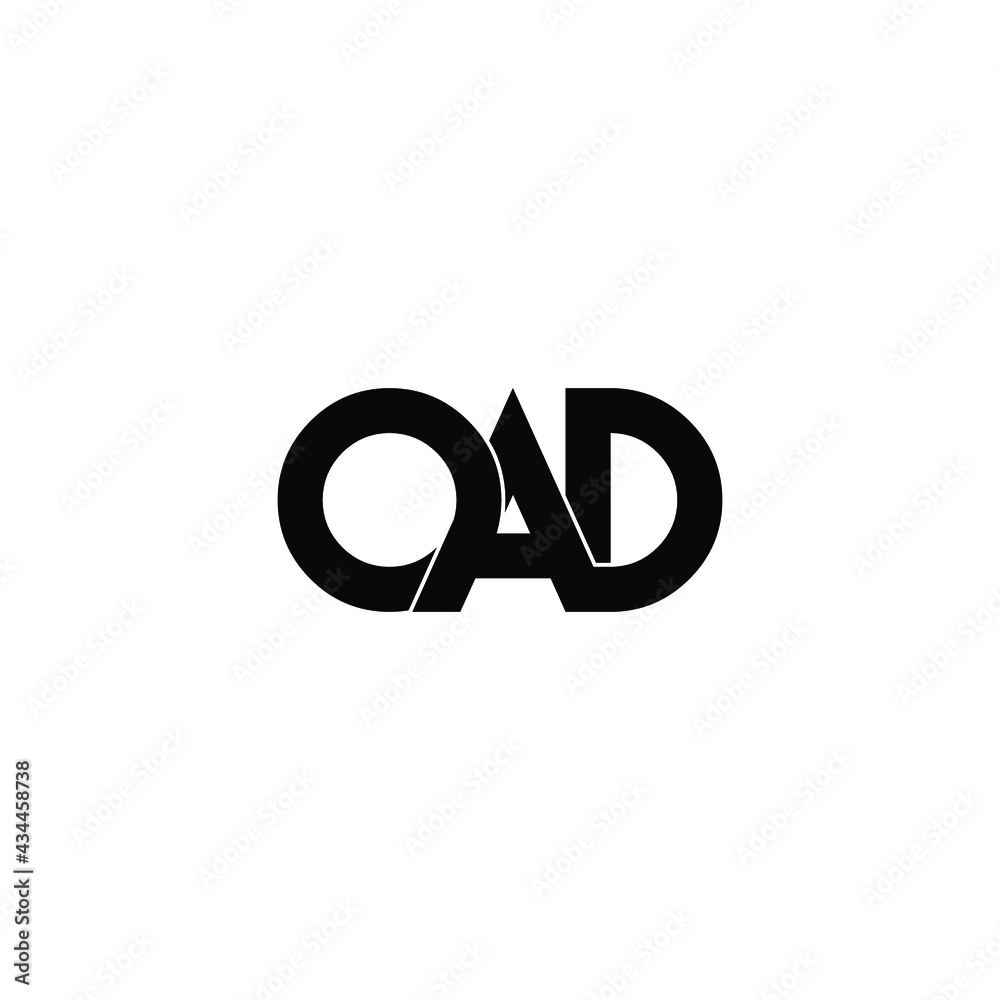 oad letter original monogram logo design oad letter original monogram logo design