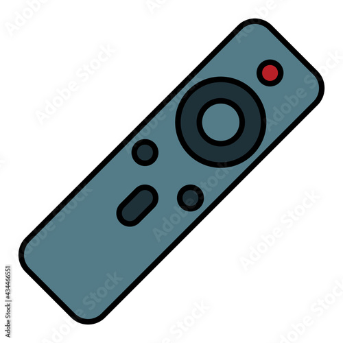 remote using soft color and filled line style