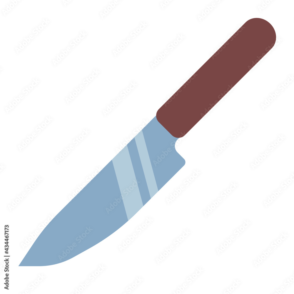 knife cutter kitchen tool using soft color and flat style knife cutter kitchen tool using soft color and flat style
