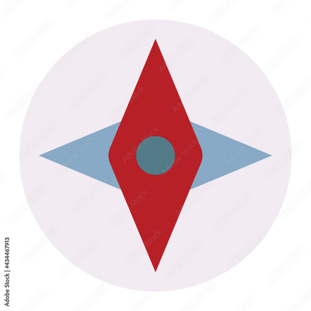 sign vertical wind direction using soft color and flat style sign vertical wind direction using soft color and flat style