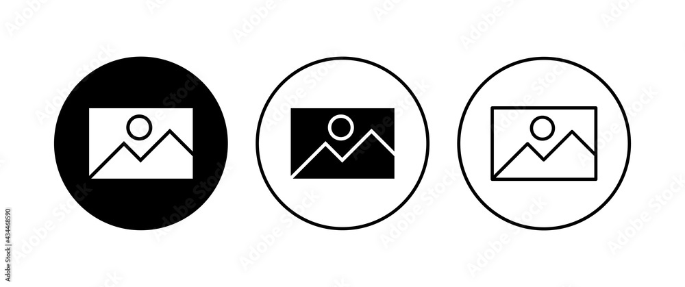 Picture icon set. photo gallery icon symbol Picture icon set. photo gallery icon symbol