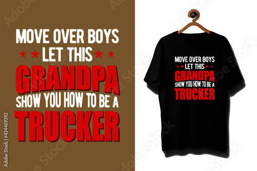 Grandpa typography shirt /  Grandfather tshirt design for men and women / World grandpa day / happy fathers day shirt