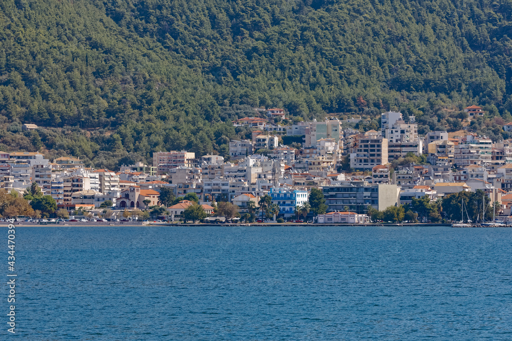 Coast of the Igoumenitsa town