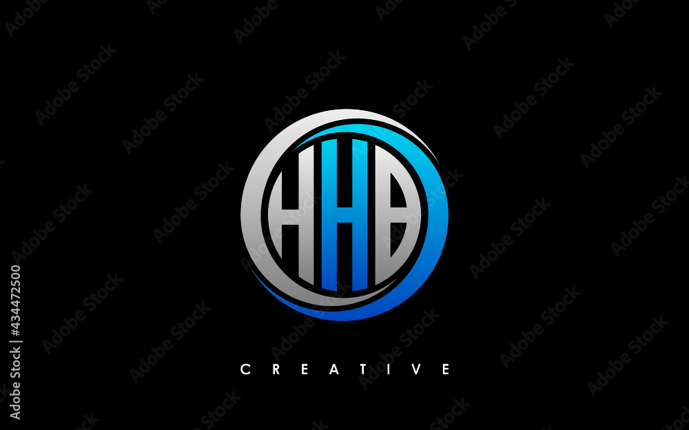 HHB Letter Initial Logo Design Template Vector Illustration HHB Letter Initial Logo Design Template Vector Illustration