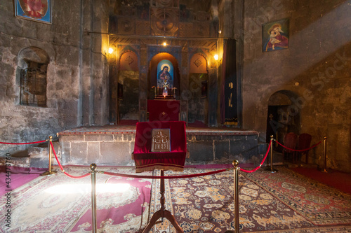 Sevanavank monastery inside the room