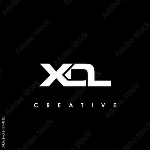 XDL Letter Initial Logo Design Template Vector Illustration photo
