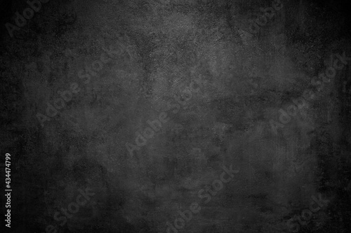 Rough Black wall slate texture rough background, dark concrete floor or old grunge background © htpix