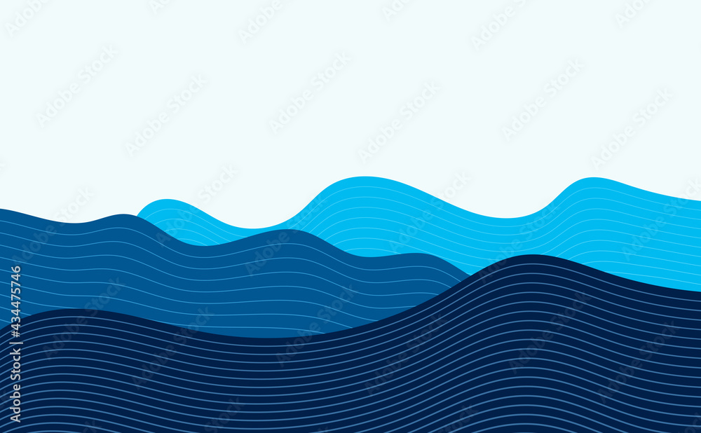 Wave line stripe pattern abstract