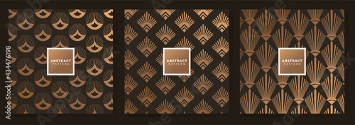 Brown and gold pattern