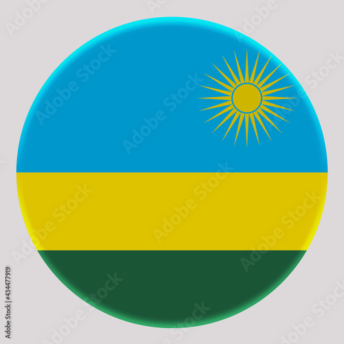 3D Flag of Rwanda on circle Free Download 3D Flag of Rwanda on circle - GFXLoad
