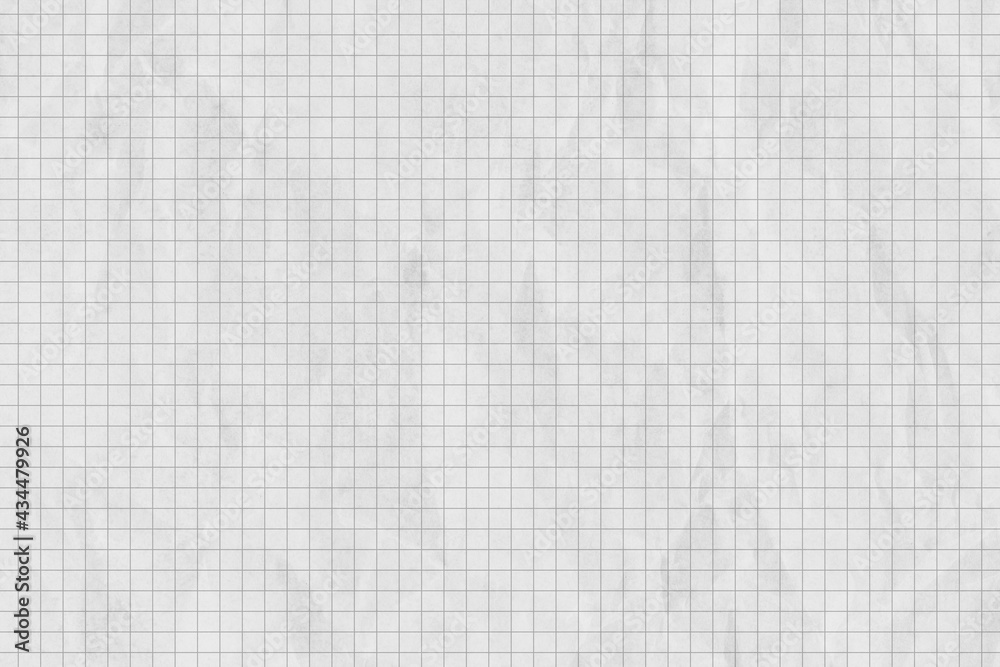 Crumpled gray grid paper textured background Crumpled gray grid paper textured background