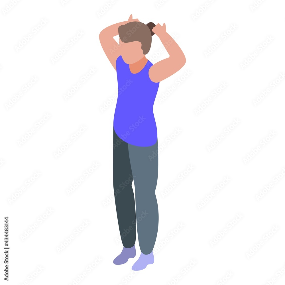 Home fitness icon. Isometric of Home fitness vector icon for web design isolated on white background Home fitness icon. Isometric of Home fitness vector icon for web design isolated on white background