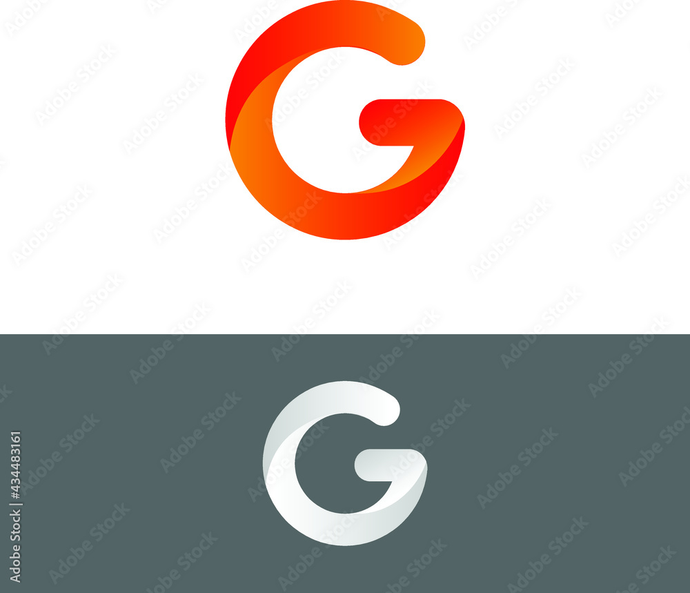 G Letter Alphabet Abstract vector text logo G Letter Alphabet Abstract vector text logo