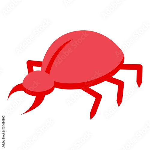 Malware bug icon. Isometric of Malware bug vector icon for web design isolated on white background