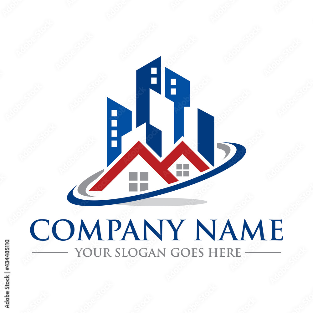 real estate logo , building vector