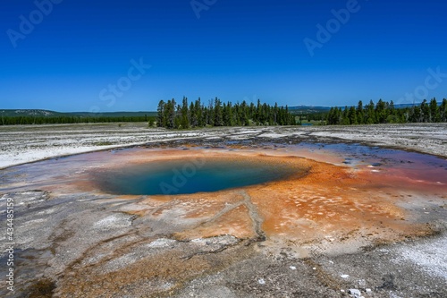 Grand Prismatic Spring in Yellowstone National Park, Wyoming