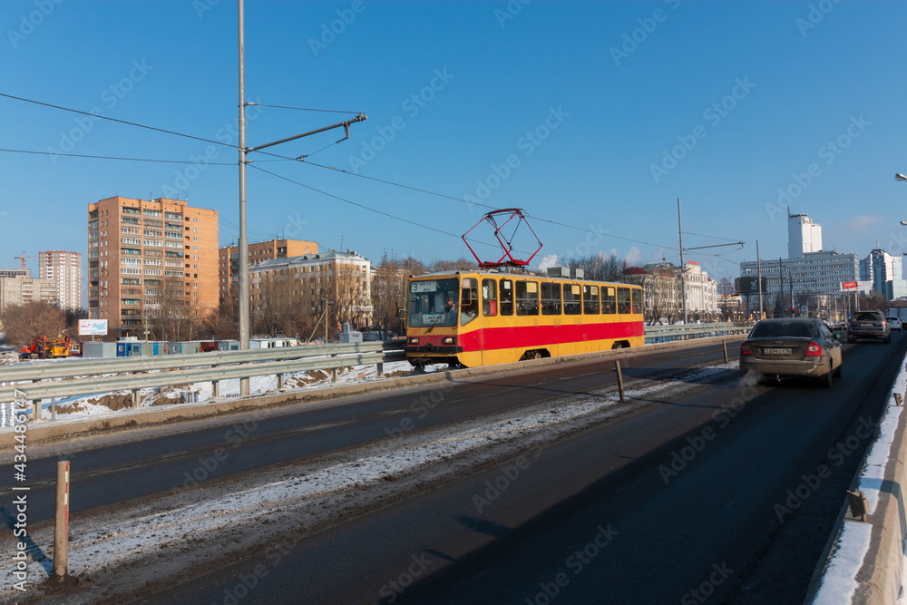 street of the city of Yekaterinburg