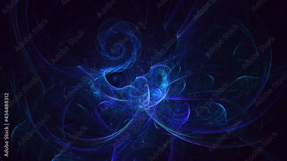 3D rendering abstract multicolor fractal light background 3D rendering abstract multicolor fractal light background
