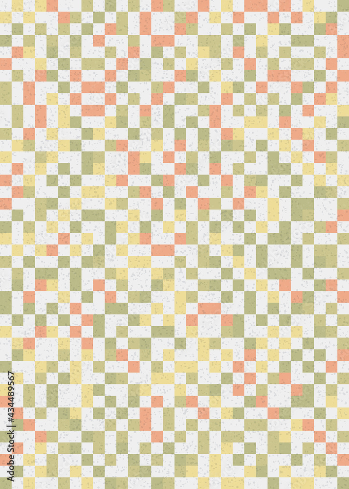 Abstract Geometric Pattern generative computational art illustration
