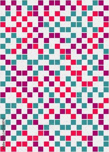 Abstract Geometric Pattern generative computational art illustration