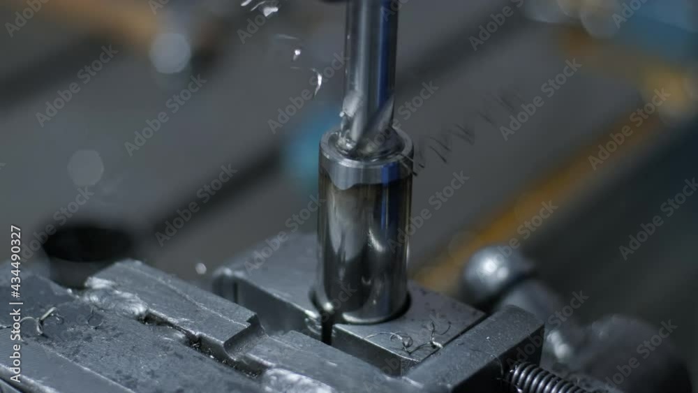 Drilling machine with drill bit for tapping