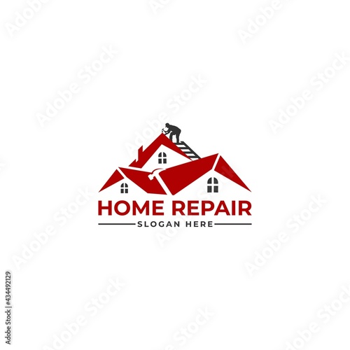 home repair, roofing, remodeling, handyman logo