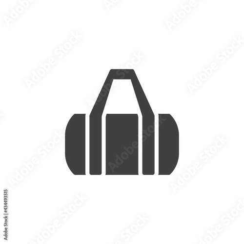 Sport bag vector icon
