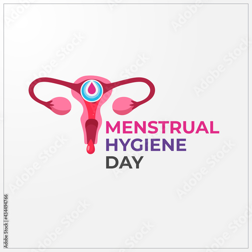 Menstrual Hygiene Day. abstract background for flyer, banner