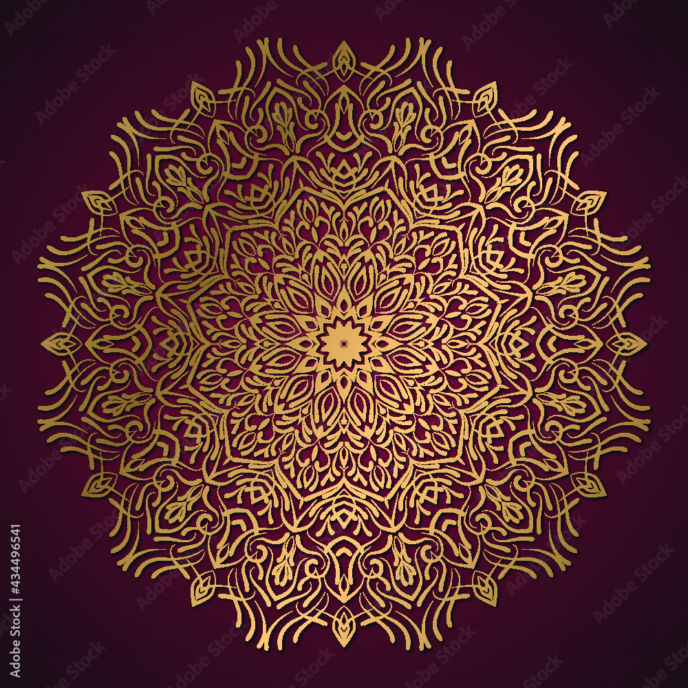 Mandala luxury background design