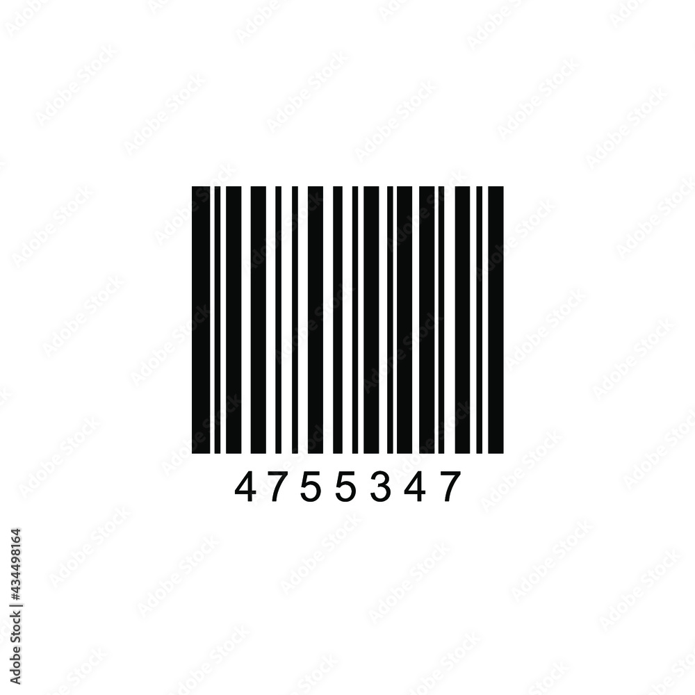 barcode vector image on white background barcode vector image on white background