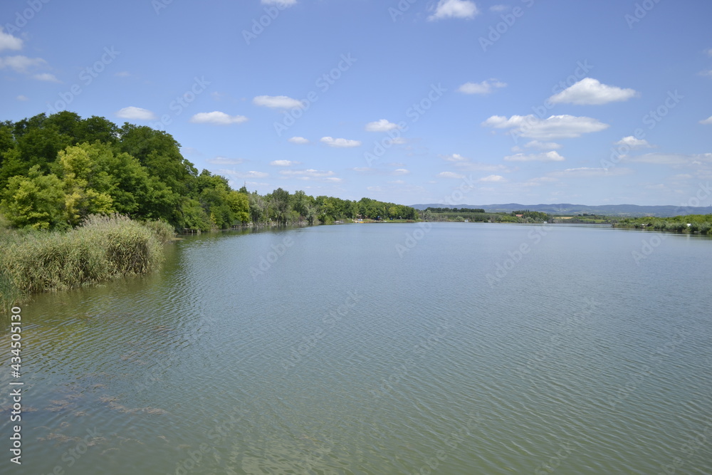 Borovacko Lake near the Vojvodina town of Vrdnik, Serbia.
