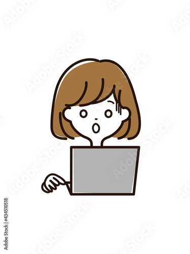 女性の顔