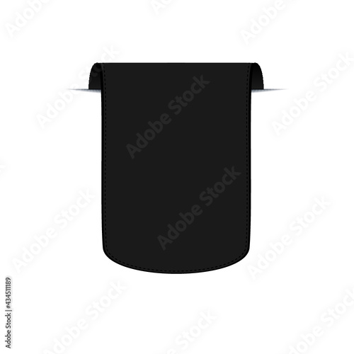 Black Label Icon  isolated on a white background