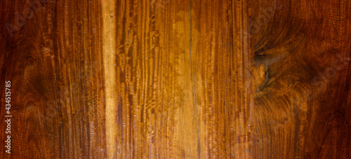 Wood plank fence close up