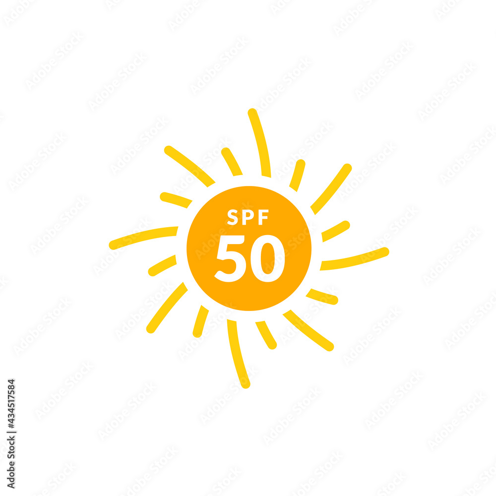 UV radiation sun block icon. Solar ultraviolet uv radiation logo 50spf UV radiation sun block icon. Solar ultraviolet uv radiation logo 50spf