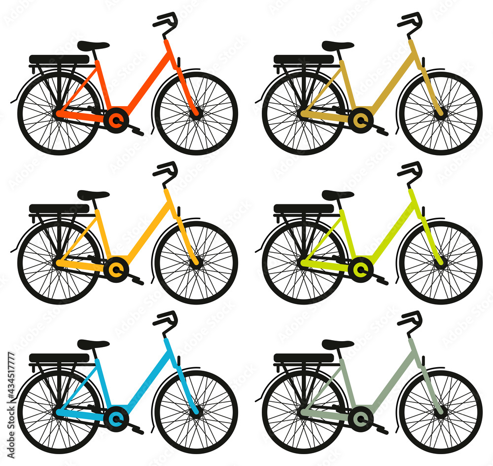 Fototapeta premium VTT e-bike homme planche 5