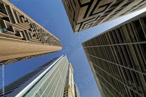 Photography Skyscraper in Dubai / Quartier des affaires / CBD