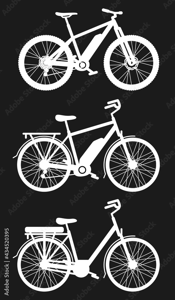 Fototapeta premium VTT e-bike homme planche 7
