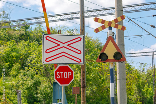 Fotografie Level Crossing Signs