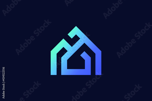 Logo design of Z in vector for construction, home, real estate, building, property. creative elegant Monogram. Premium Business home logo icon.